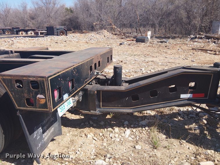 image for item NC9760 1982 Sibert lowboy equipment trailer