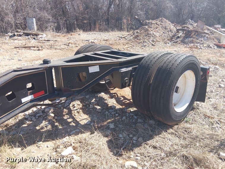 image for item NC9760 1982 Sibert lowboy equipment trailer