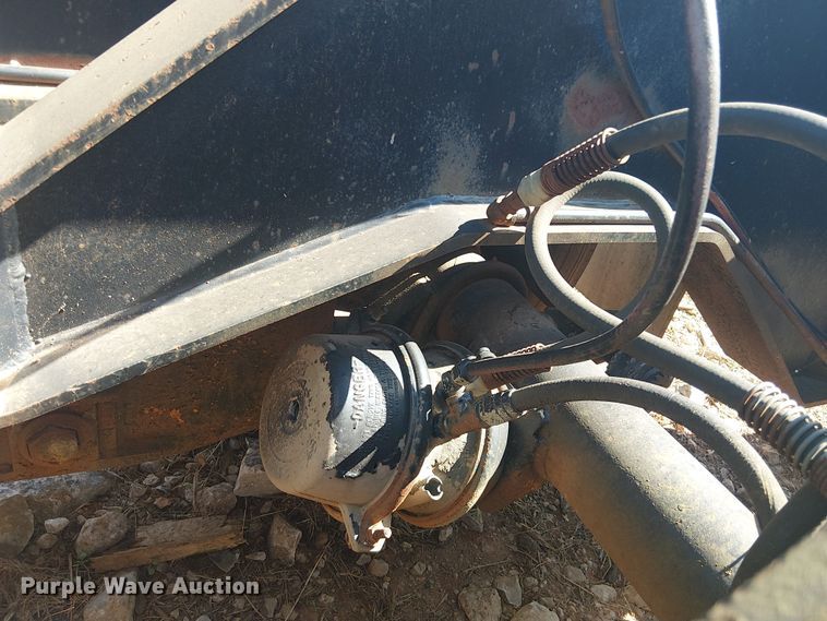 image for item NC9760 1982 Sibert lowboy equipment trailer