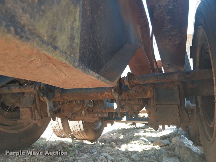 image for item NC9760 1982 Sibert lowboy equipment trailer