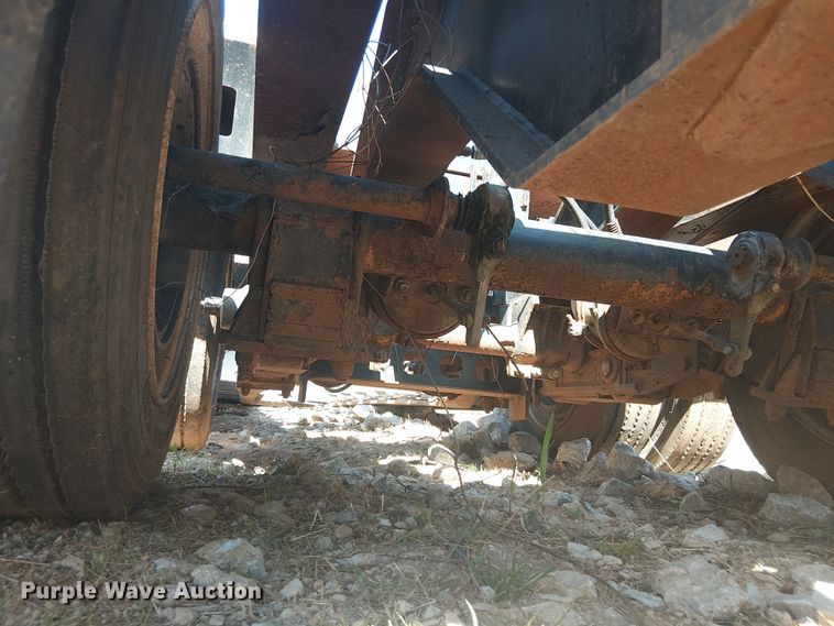 image for item NC9760 1982 Sibert lowboy equipment trailer