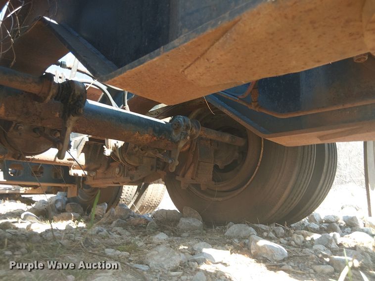 image for item NC9760 1982 Sibert lowboy equipment trailer