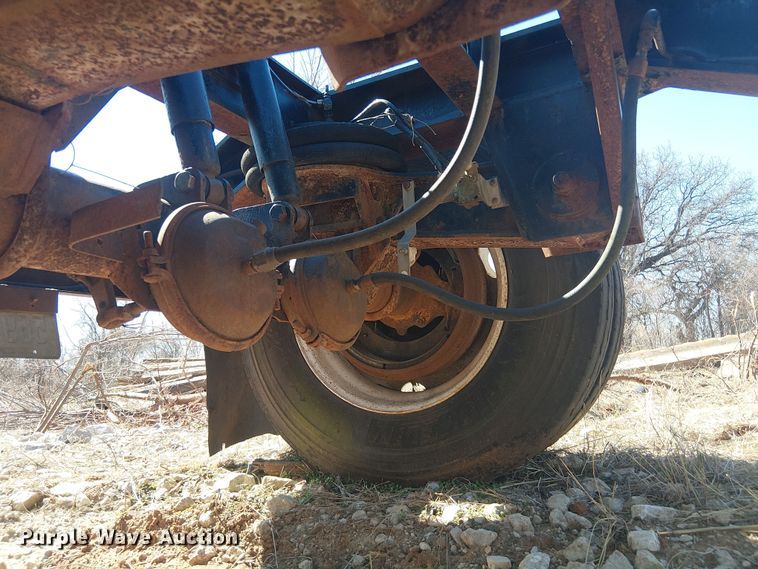 image for item NC9760 1982 Sibert lowboy equipment trailer