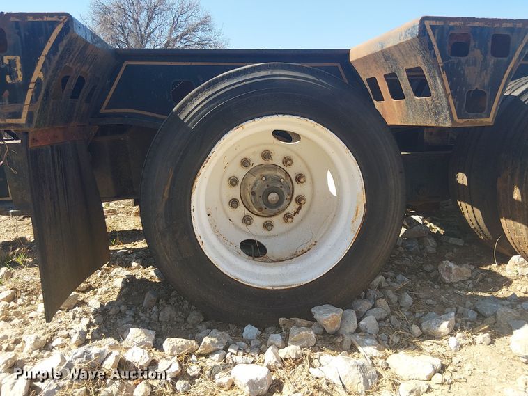 image for item NC9760 1982 Sibert lowboy equipment trailer