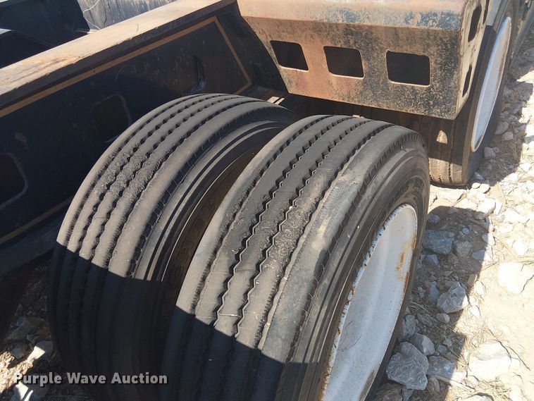 image for item NC9760 1982 Sibert lowboy equipment trailer