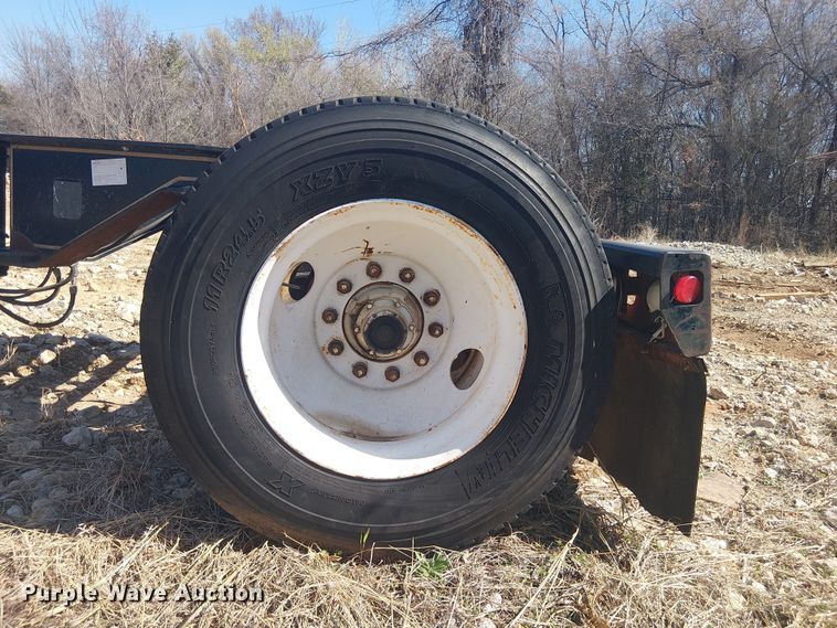 image for item NC9760 1982 Sibert lowboy equipment trailer