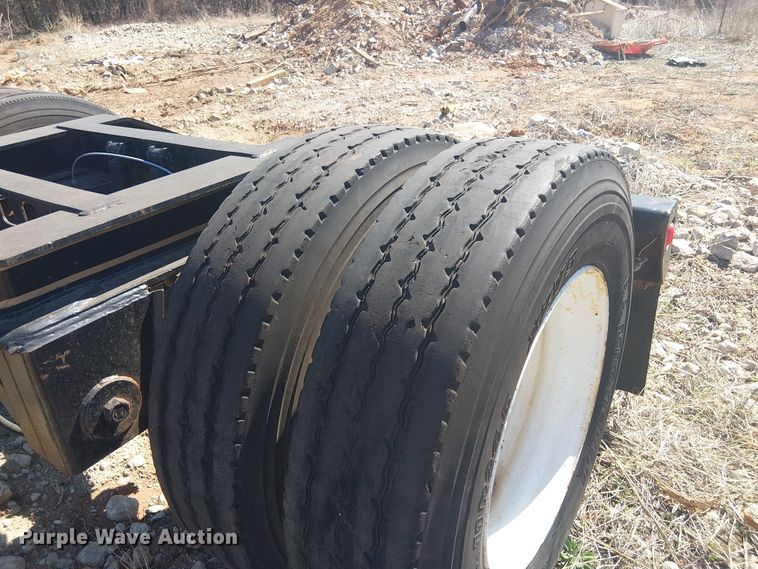 image for item NC9760 1982 Sibert lowboy equipment trailer