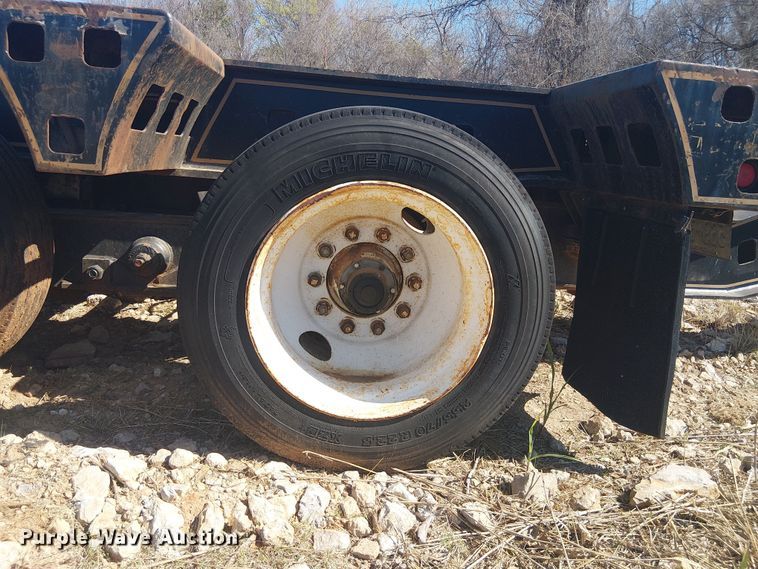 image for item NC9760 1982 Sibert lowboy equipment trailer