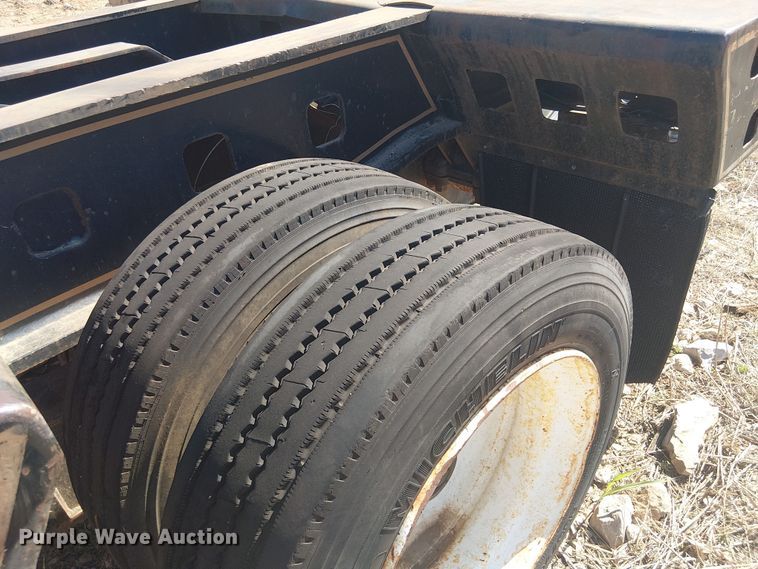 image for item NC9760 1982 Sibert lowboy equipment trailer