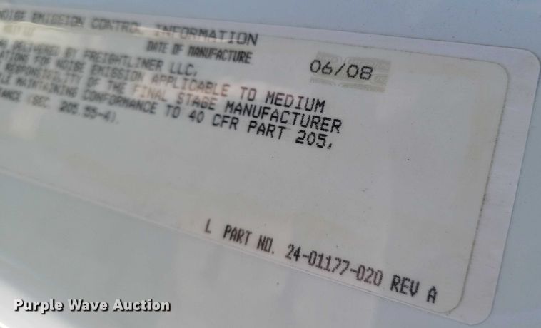 image for item NK9827 2009 Freightliner Business Class M2 dump truck