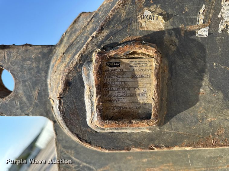 image for item YA1199 2021 Doosan DX235LCR-5 excavator