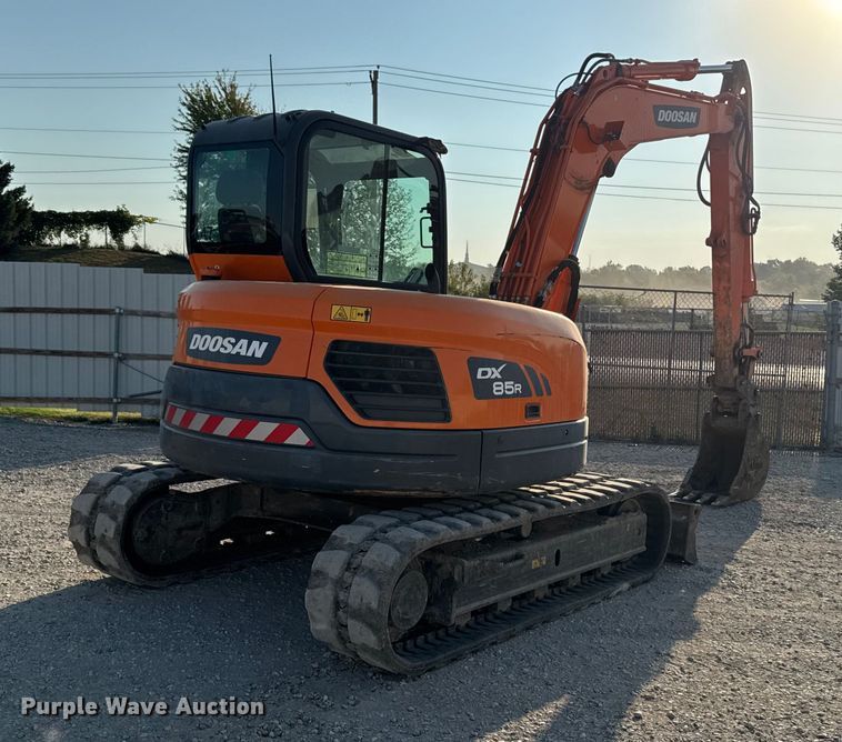 image for item YA1217 2021 Doosan DX85R-3 mini excavator