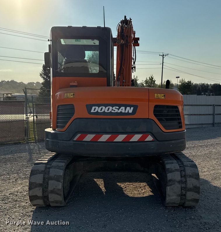 image for item YA1217 2021 Doosan DX85R-3 mini excavator