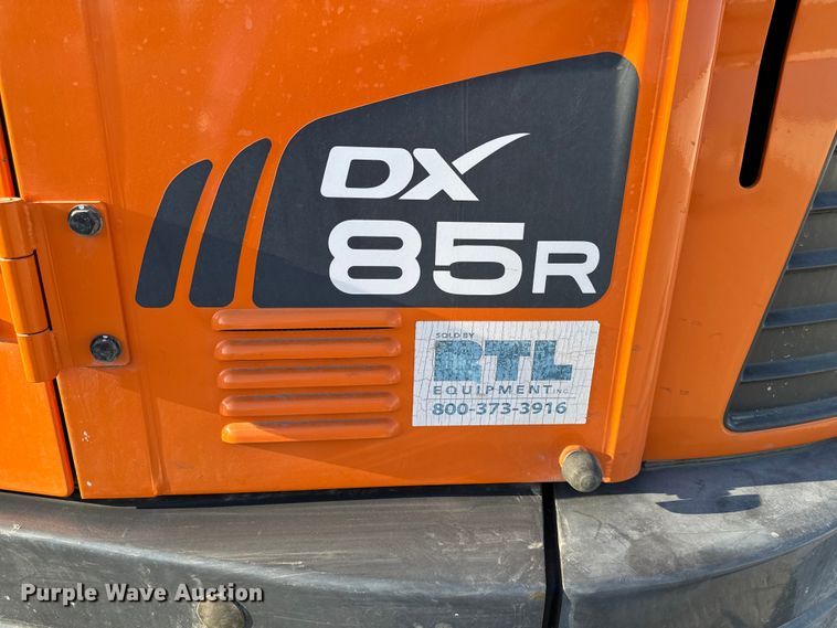 image for item YA1217 2021 Doosan DX85R-3 mini excavator