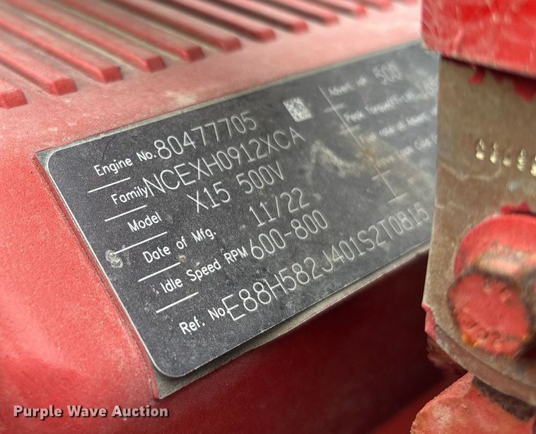 image for item YA1559 2023 Kenworth T880 dump truck