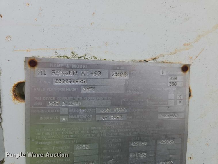 image for item YA1731 2009 International 4300 forestry bucket truck