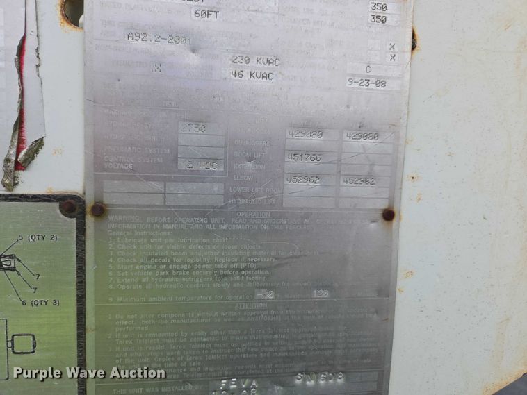 image for item YA1731 2009 International 4300 forestry bucket truck