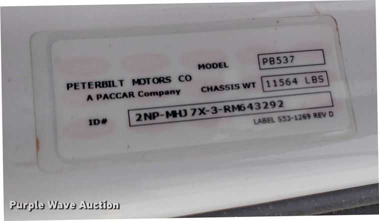 image for item YA1839 2024 Peterbilt 537  utility / service truck