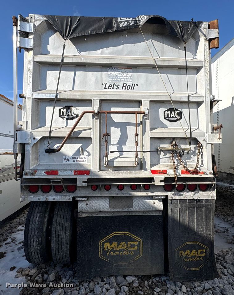 image for item YA2090 2000 Mac Mac Trailer Manufacturing end dump trailer