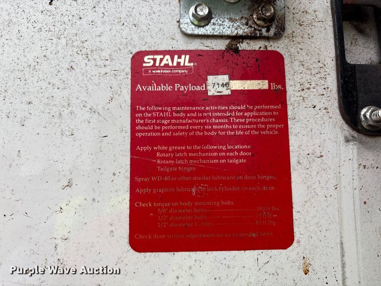 image for item YA2132 2016 Ford F550 Super Duty Crew Cab chipper truck