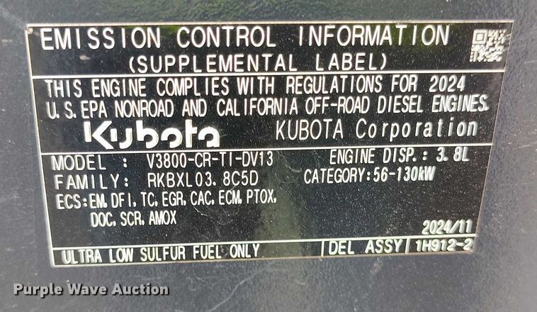 image for item YA2541 2025 Kubota SVL 97-2 tracked skid steer loader