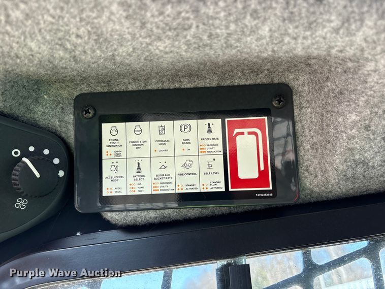 image for item YA2579 2025 John Deere 335G tracked skid steer loader