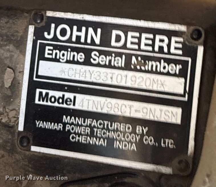 image for item YA2579 2025 John Deere 335G tracked skid steer loader