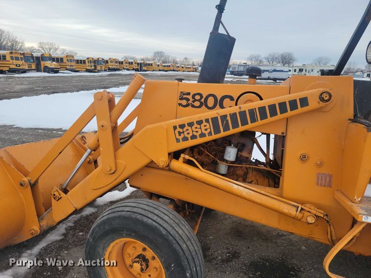 image for item YA2646 1977 Case 580C backhoe