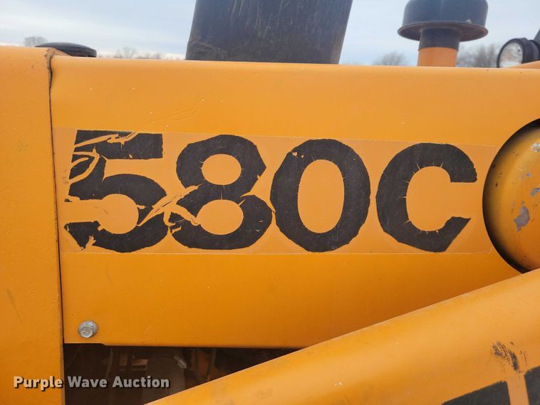 image for item YA2646 1977 Case 580C backhoe