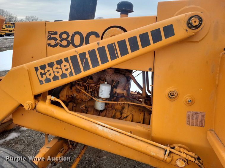 image for item YA2646 1977 Case 580C backhoe