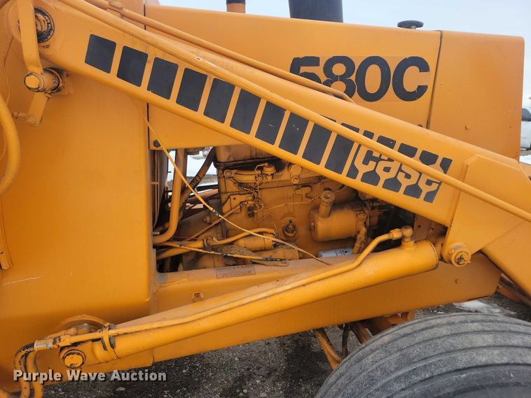 image for item YA2646 1977 Case 580C backhoe