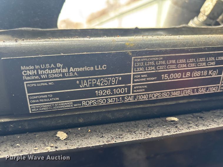 image for item YA2655 2023 New Holland C345 tracked skid steer loader