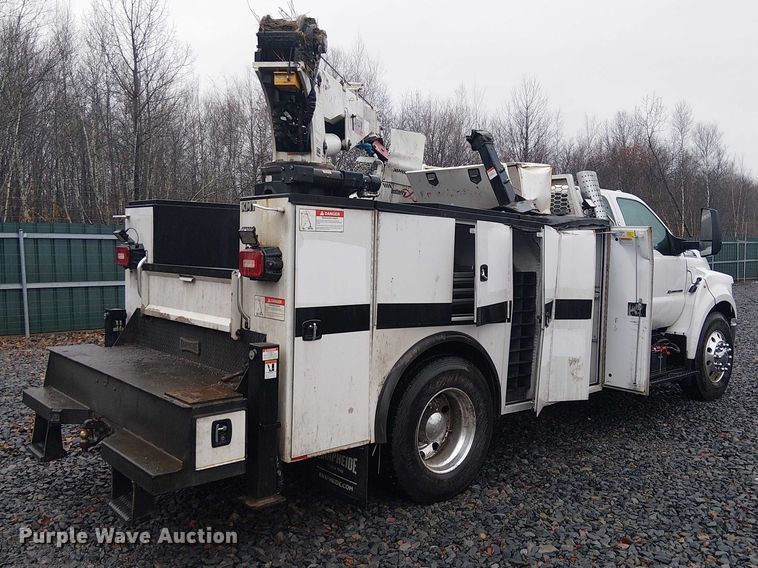 image for item YA2664 2021 Ford F750 Super Duty utility / service truck