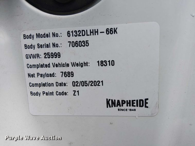 image for item YA2664 2021 Ford F750 Super Duty utility / service truck