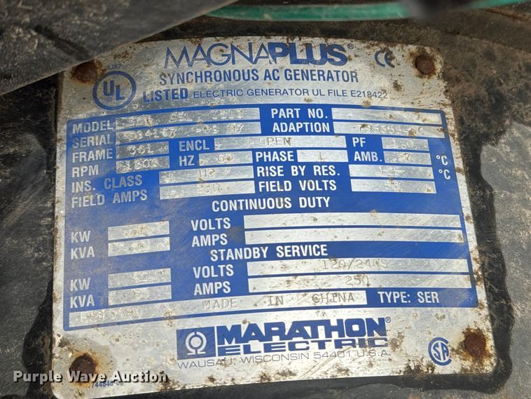 image for item YA2690 2007 MQ Power MQP50IVP generator