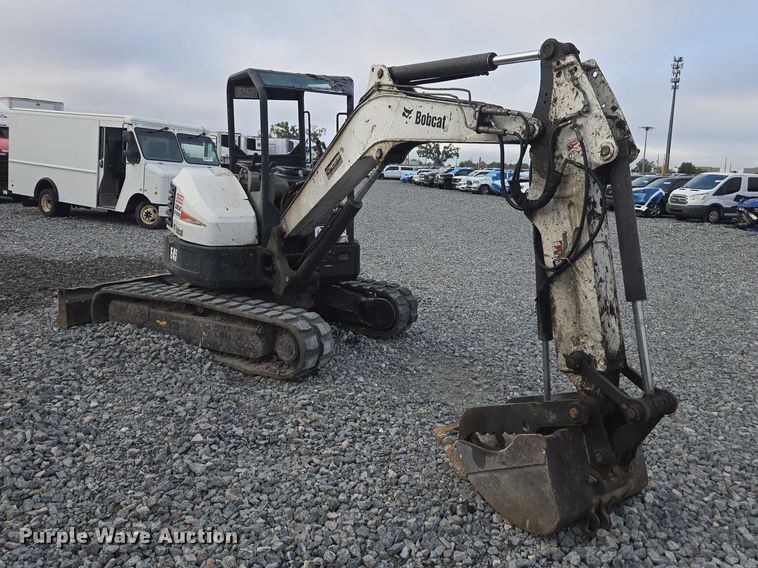 image for item YA2744 2017 Bobcat E45 mini excavator