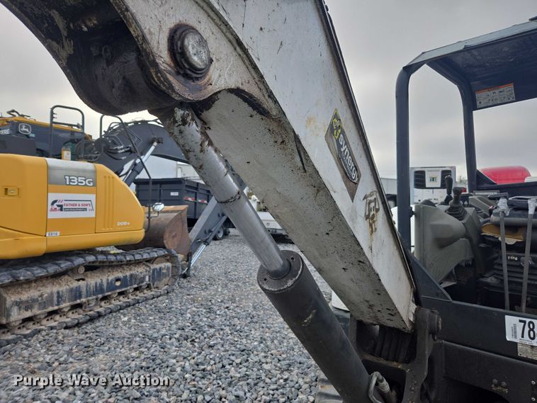 image for item YA2744 2017 Bobcat E45 mini excavator