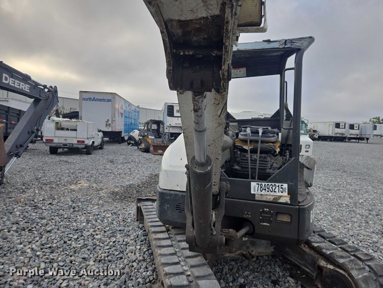 image for item YA2744 2017 Bobcat E45 mini excavator
