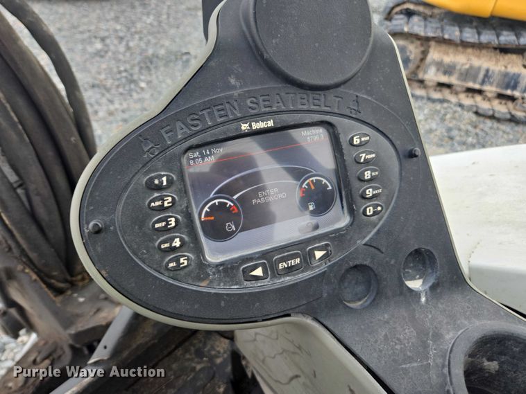 image for item YA2744 2017 Bobcat E45 mini excavator