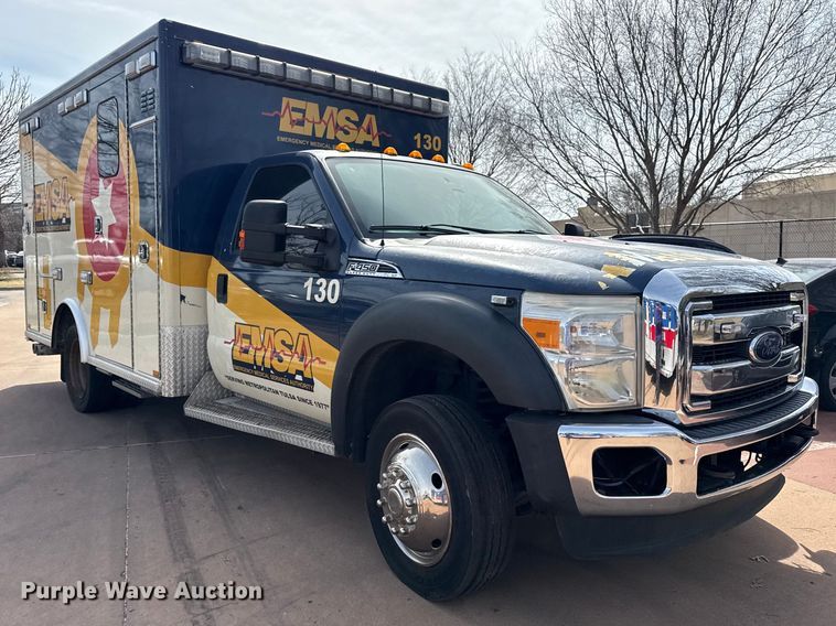 image for item DQ4352 2016 Ford F450 Super Duty XLT ambulance