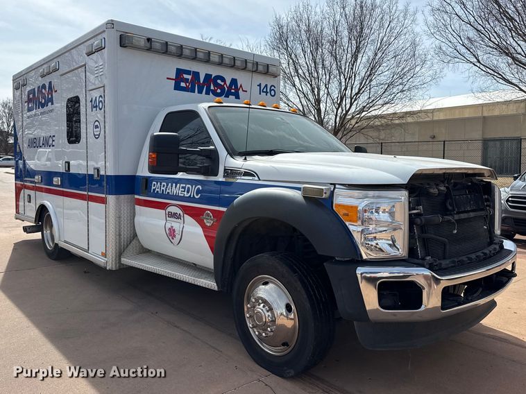 image for item DQ4353 2012 Ford F450 Super Duty XLT ambulance