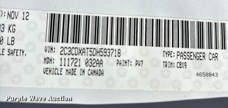 image for item DT0031 2013 Dodge Charger 