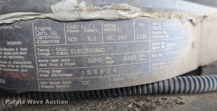 image for item DU2586 2000 Sterling L7501 dump truck