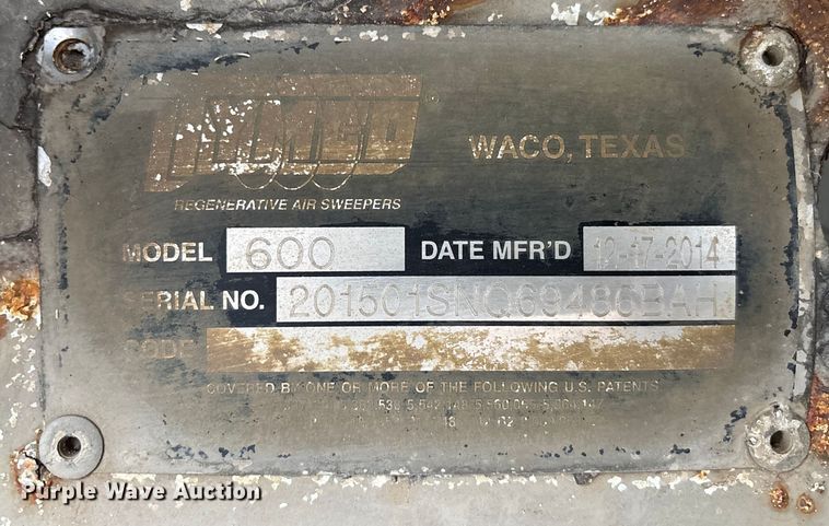 image for item DU2597 2015 International Navistar 4300M7 vacuum truck