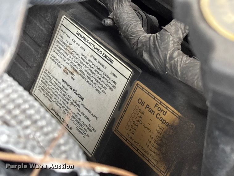 image for item DU2601 2007 Ford F450 Super Duty XL dump truck