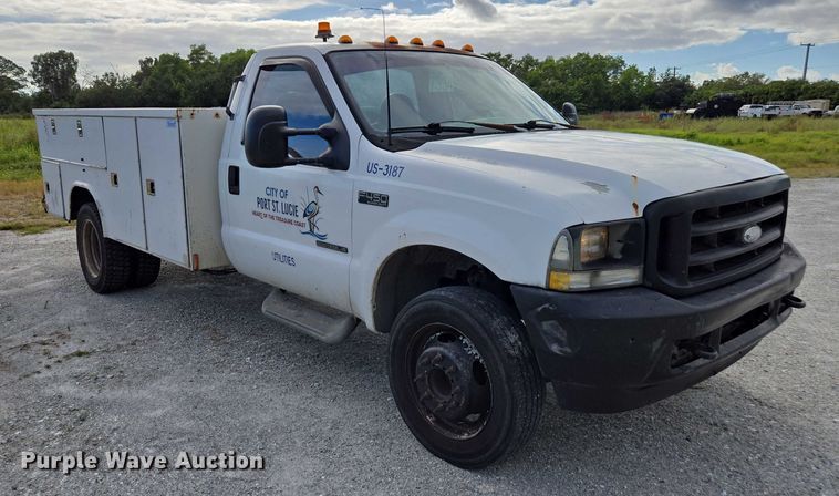 image for item DU2622 2003 Ford F450 Super Duty XL utility / service truck