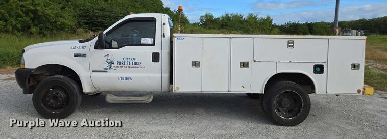 image for item DU2622 2003 Ford F450 Super Duty XL utility / service truck