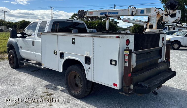 image for item DU2626 2015 Ford F550 Super Duty utility / service truck