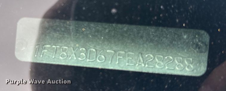 image for item DU2628 2015 Ford F350 Super Duty XL utility bed pickup truck