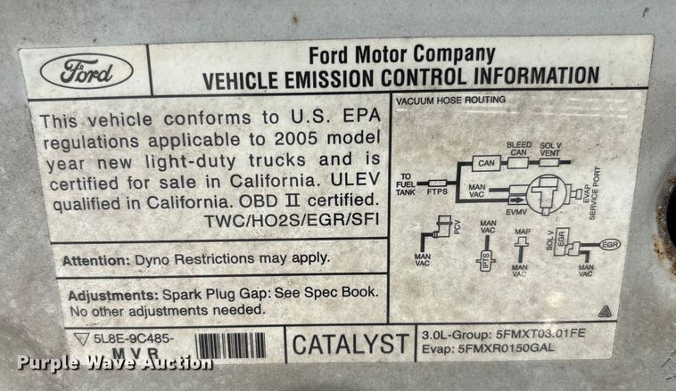 image for item DU2636 2005 Ford Escape XLT SUV